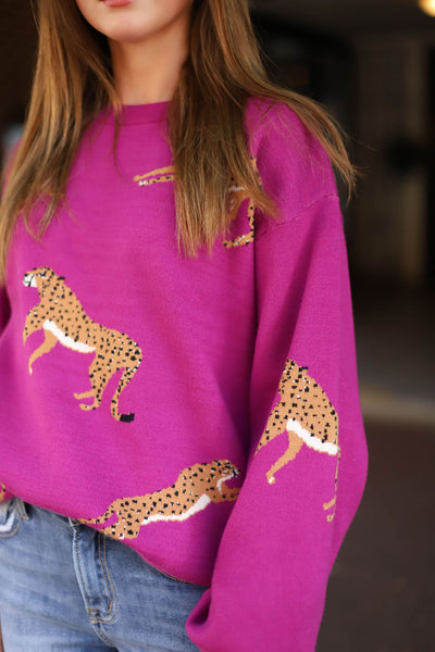 Wild Card Cheetah Sweater