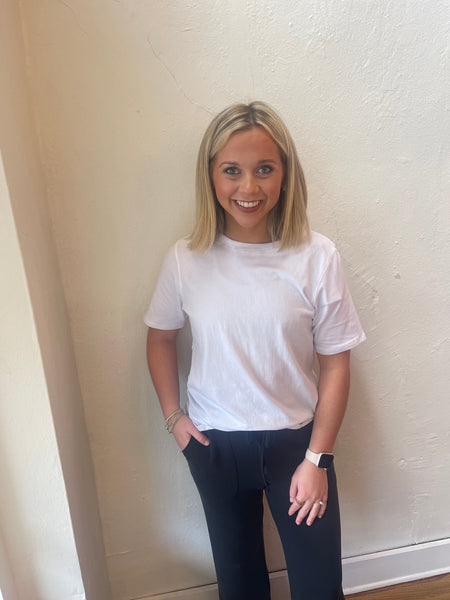 Power Through Cropped Tee
