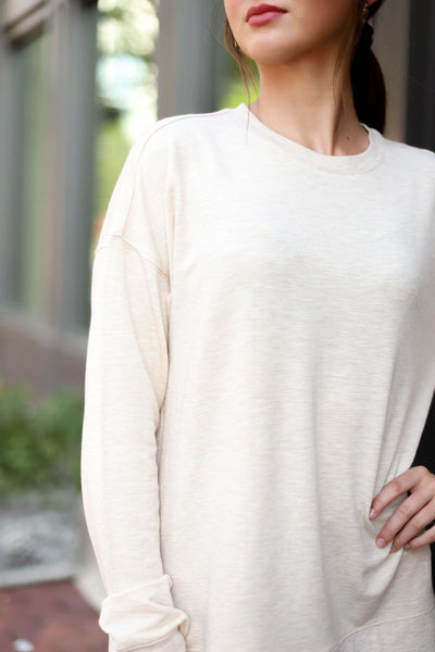 Tiana Top in Oatmeal