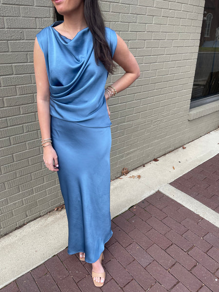 City Chic Satin Dress