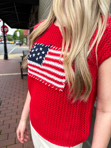 USA Flag Top