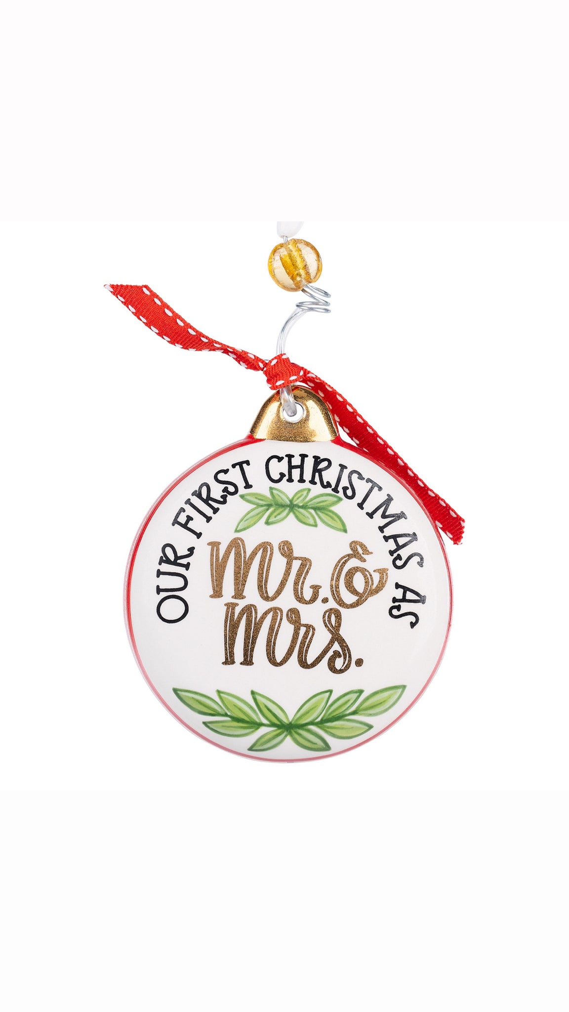 Our First Christmas As Mr. & Mrs. Ornament